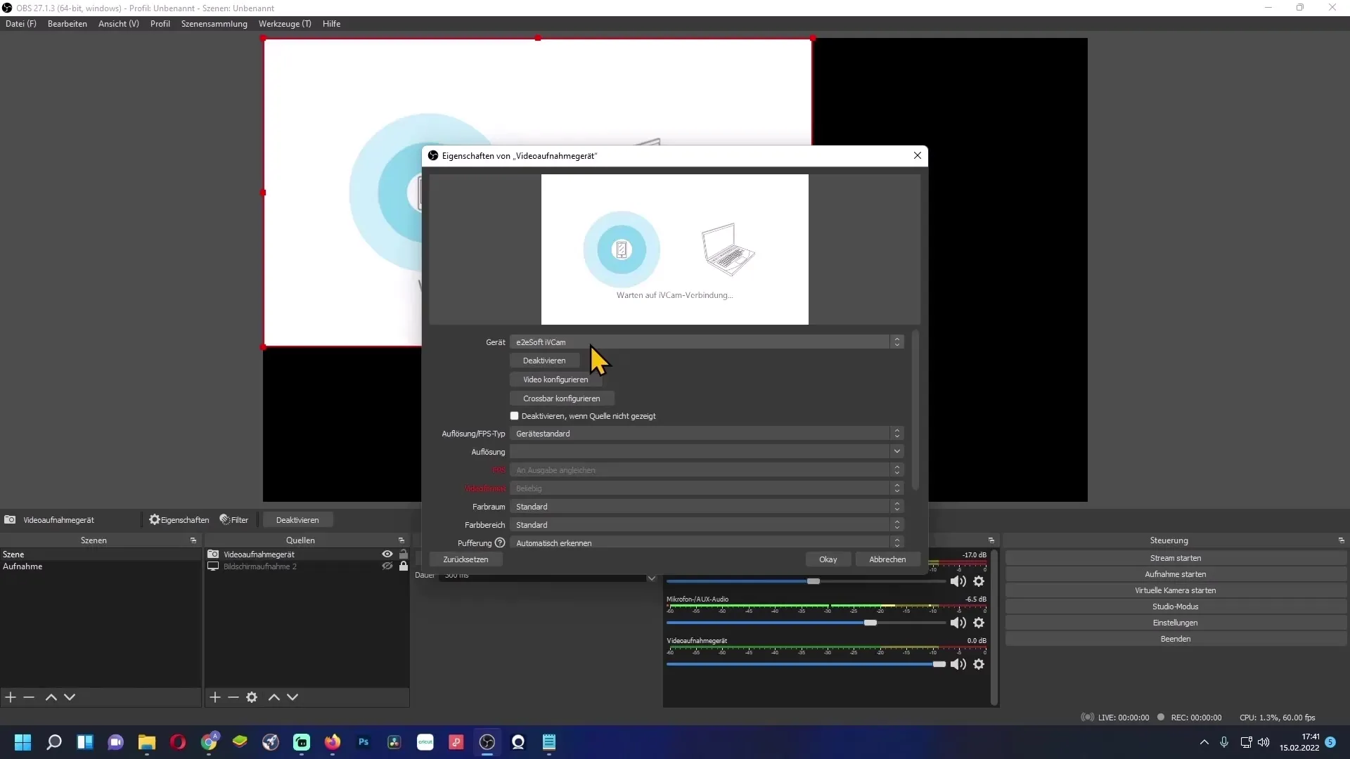 Configurer idéalement votre webcam - Guide pour OBS Studio