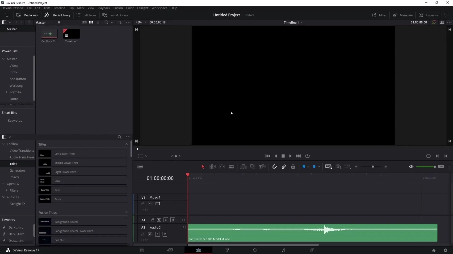 Scarica e utilizza effetti sonori gratuiti per DaVinci Resolve