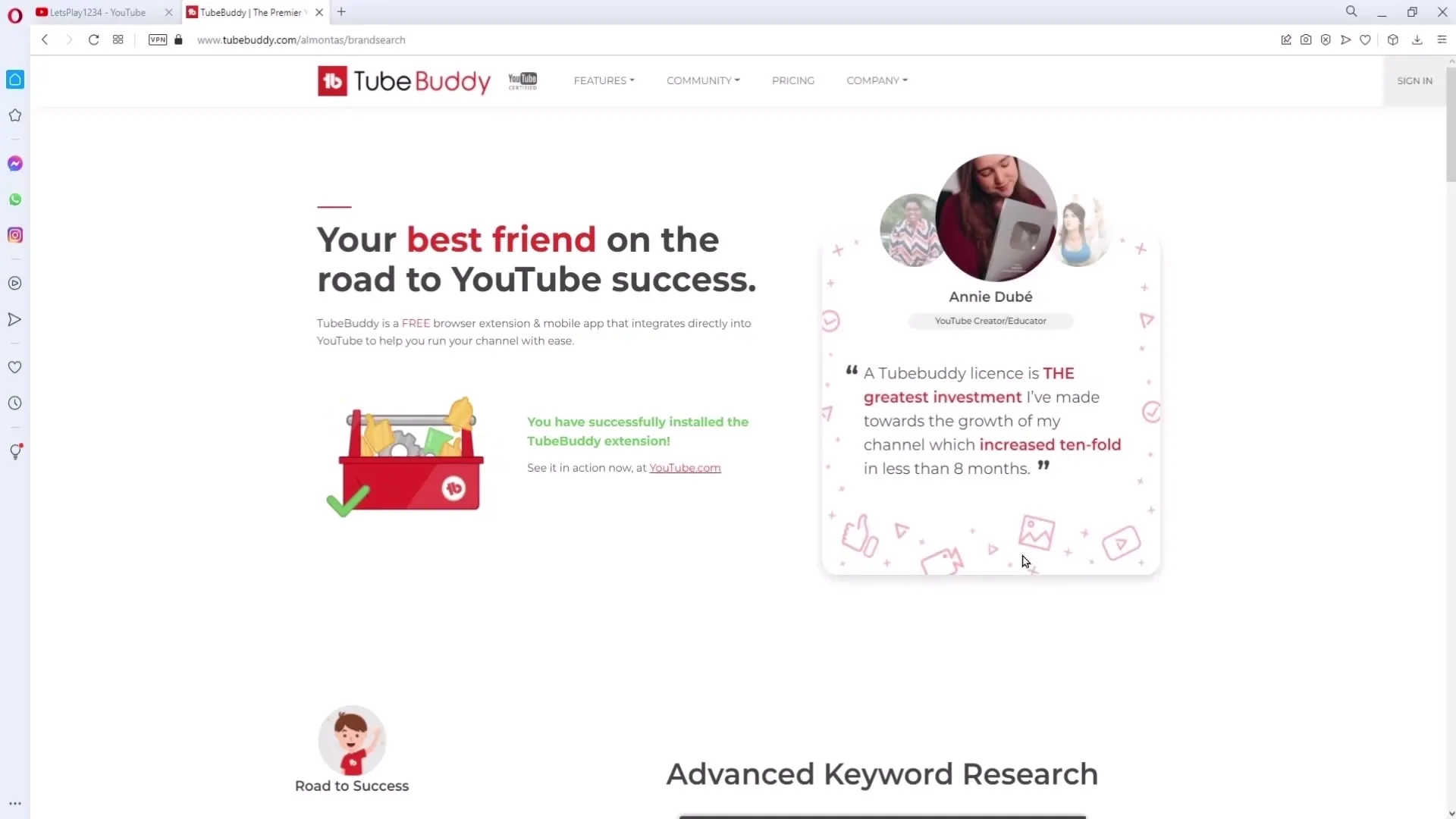 TubeBuddy - Kunci Anda menuju pemasaran YouTube yang sukses