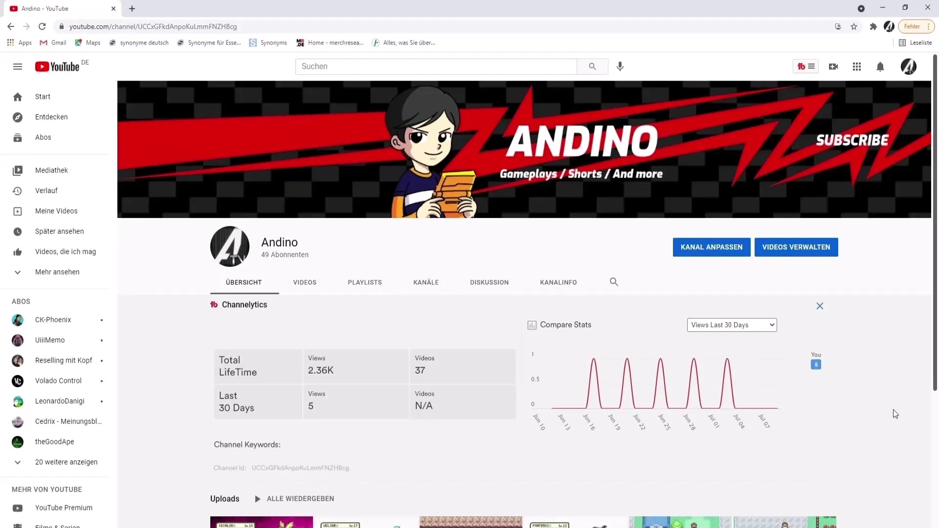 Visualizzare rapidamente gli abbonati su YouTube