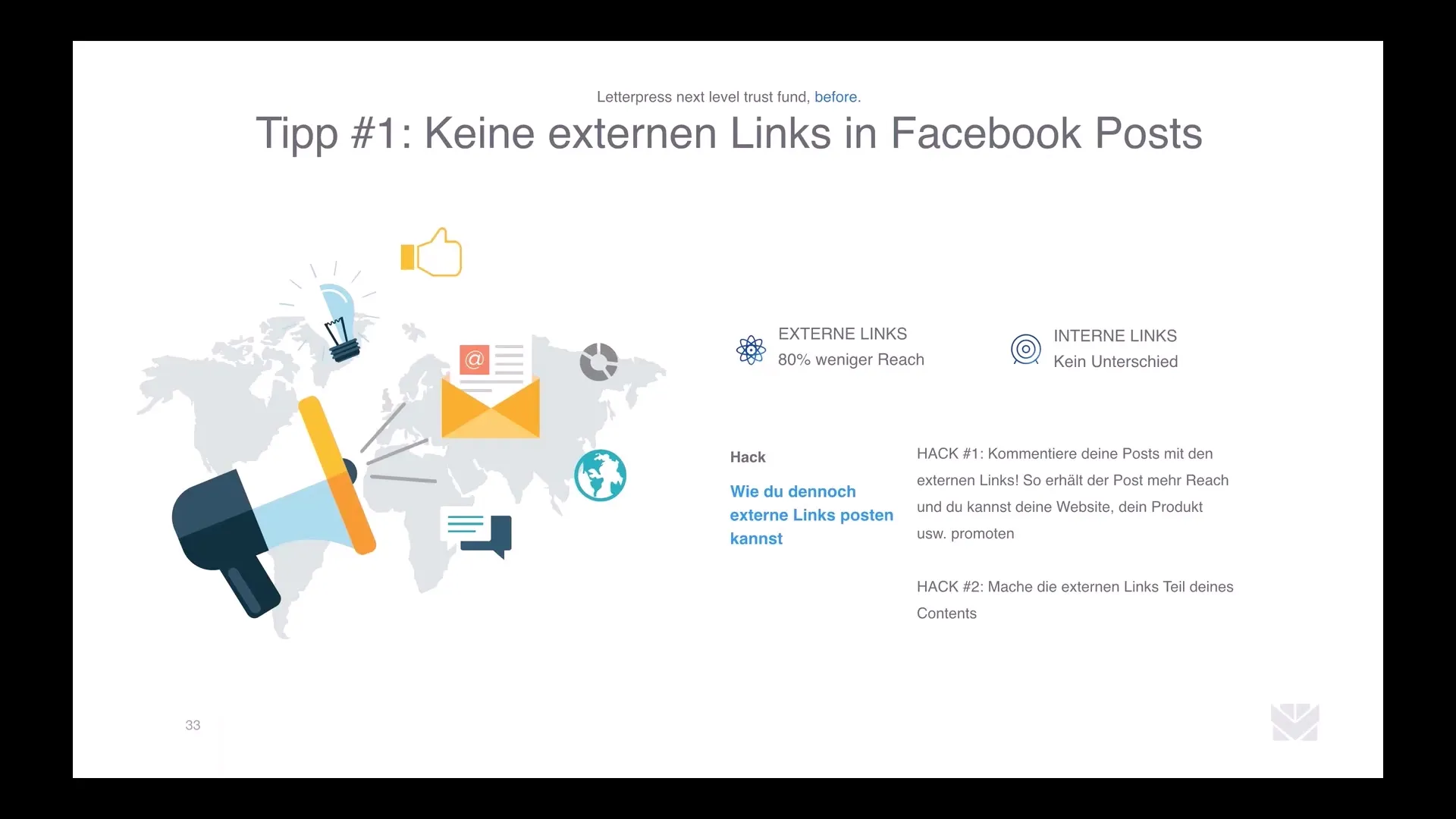 Optimise tes publications Facebook avec des liens internes et externes