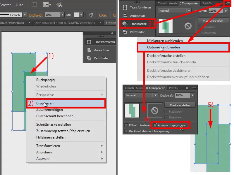 Utiliser habilement les transparences