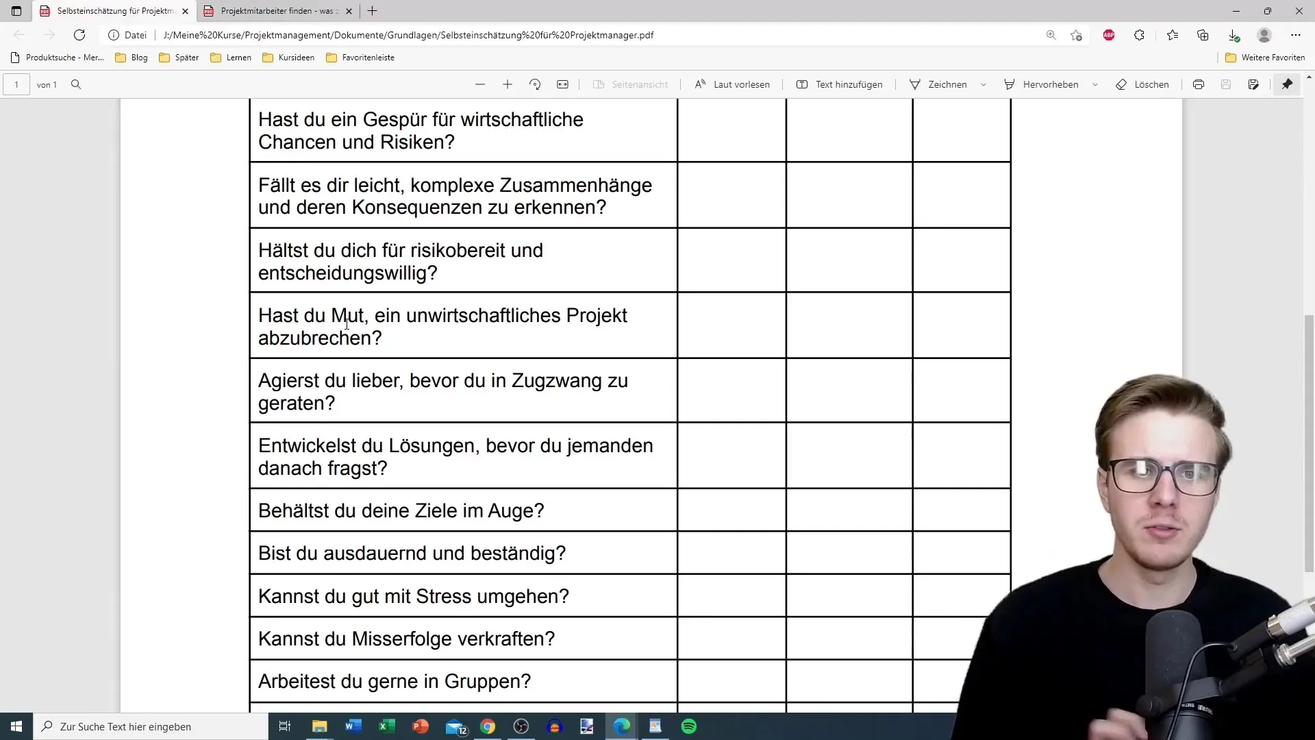 Évaluation de soi en gestion de projet - Étapes importantes pour vous