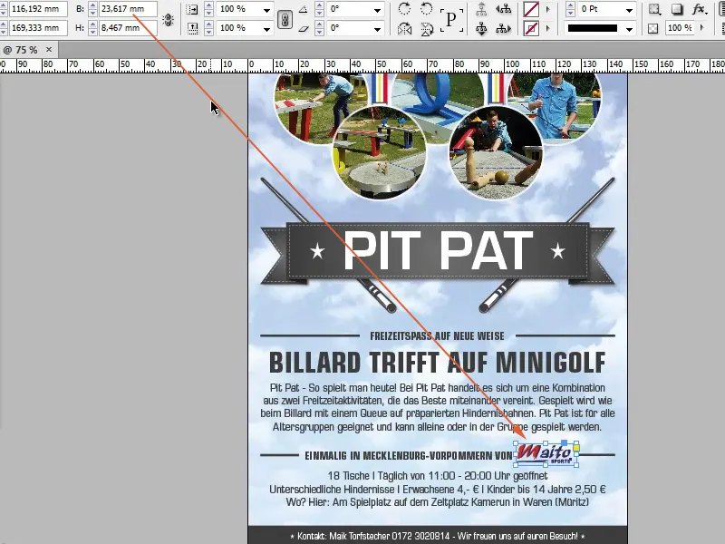 Tipy a triky k programu Adobe InDesign: Přesné škálování grafiky.