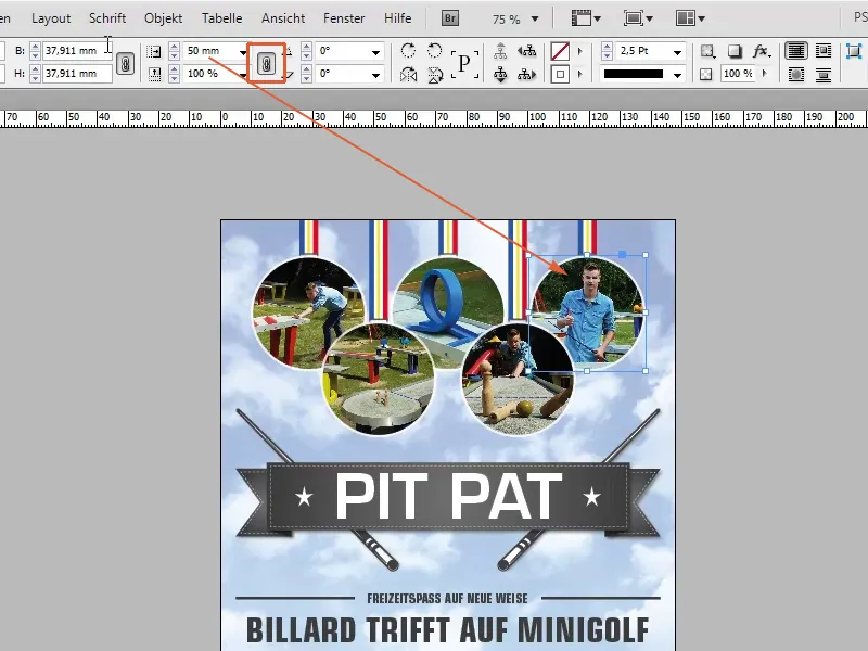 Tipy a triky k programu Adobe InDesign: Grafiky přesně škálovat.