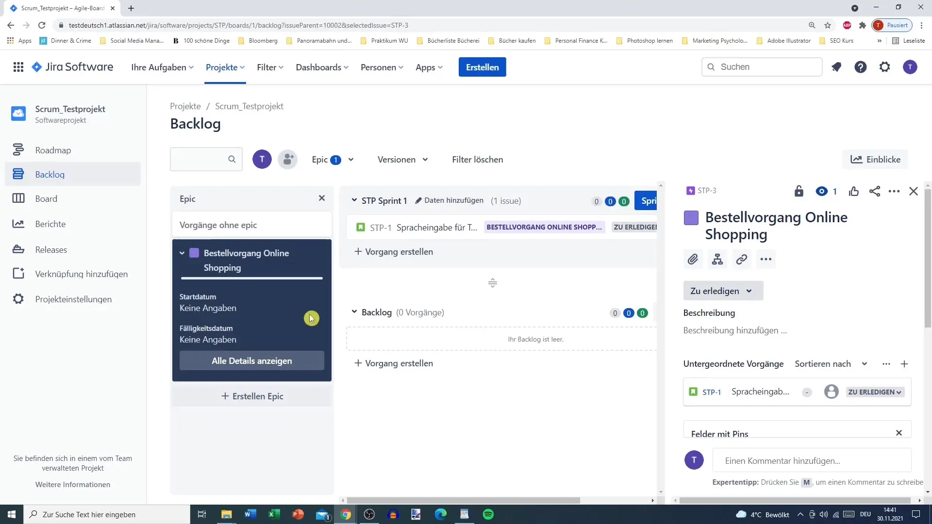 Optimal forvaltning av epics i Jira