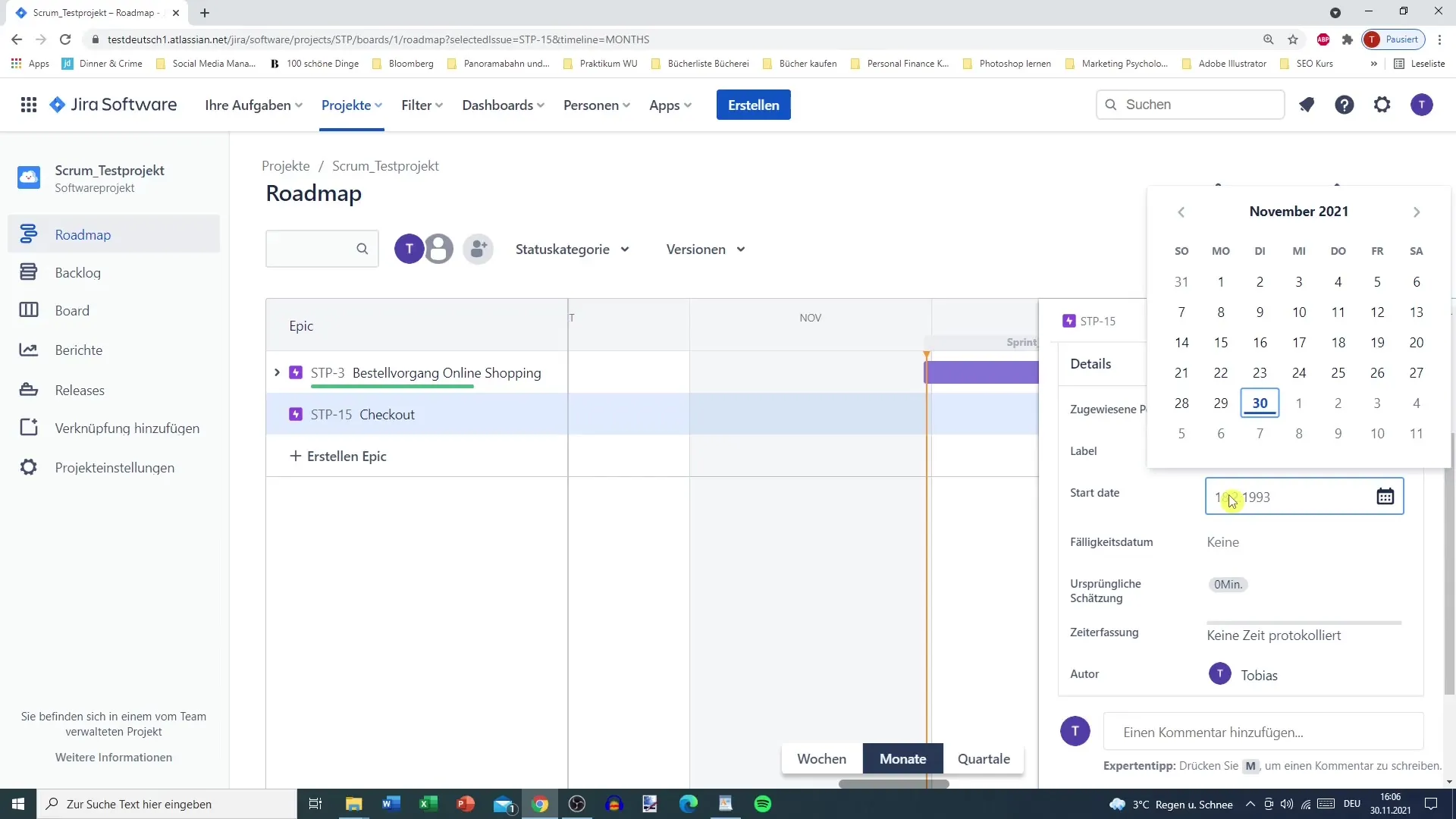 Bruk Jira Roadmap effektivt