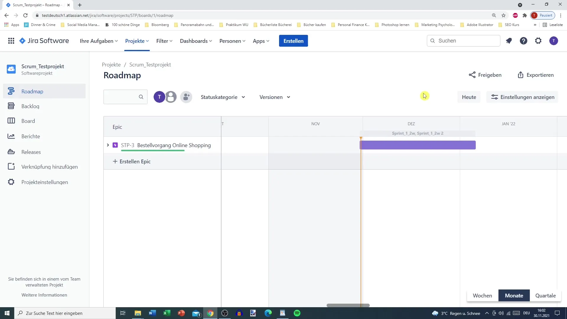 Jira Roadmap'ı etkin bir şekilde kullanın.