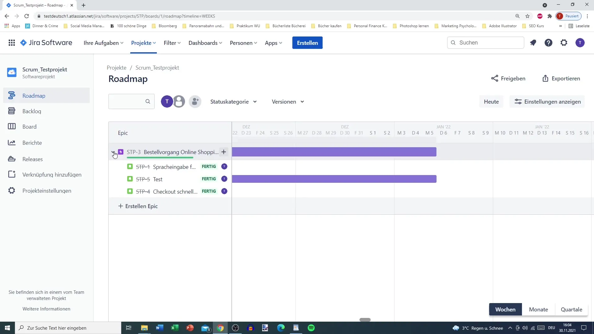 Memanfaatkan Roadmap Jira secara efektif