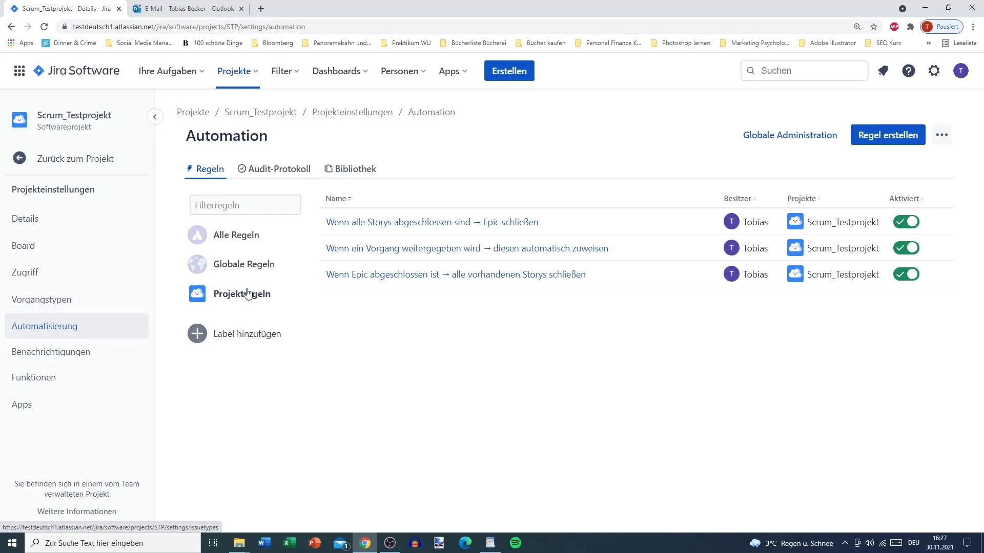 Automatizare în Jira: Configurarea notificărilor prin e-mail