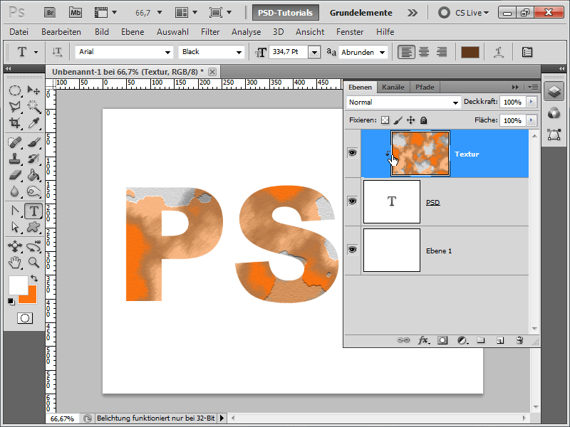 Rost - 6 Varianten, eine Rosttextur/einen Rosttext zu erstellen