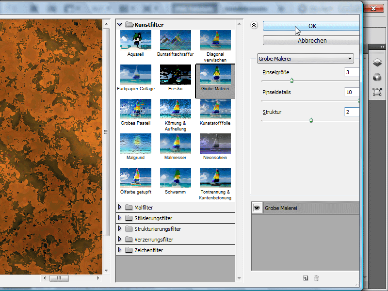 Rost - 6 Varianten, eine Rosttextur/einen Rosttext zu erstellen