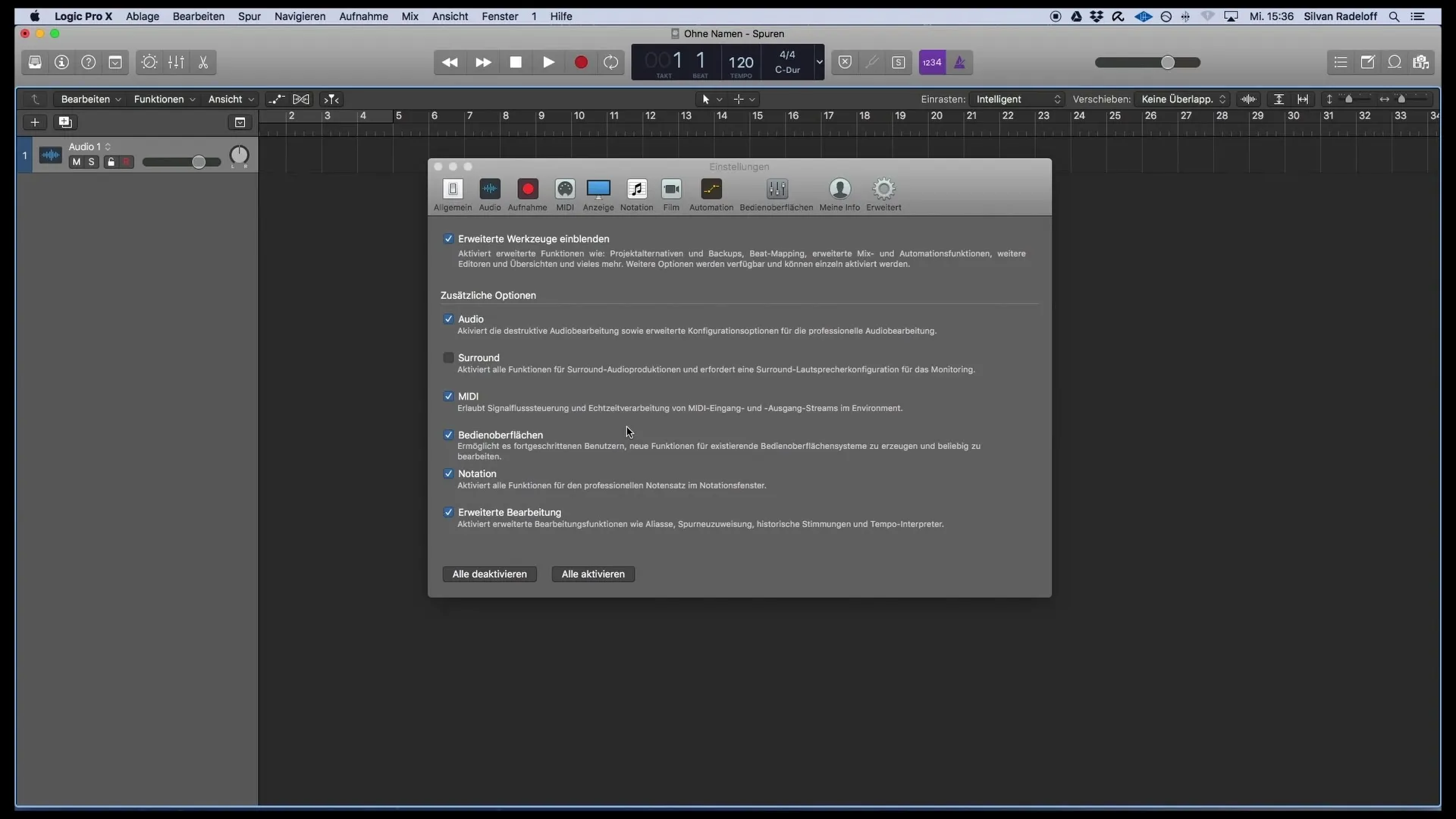 Benar mengatur dan memulai dengan Logic Pro X