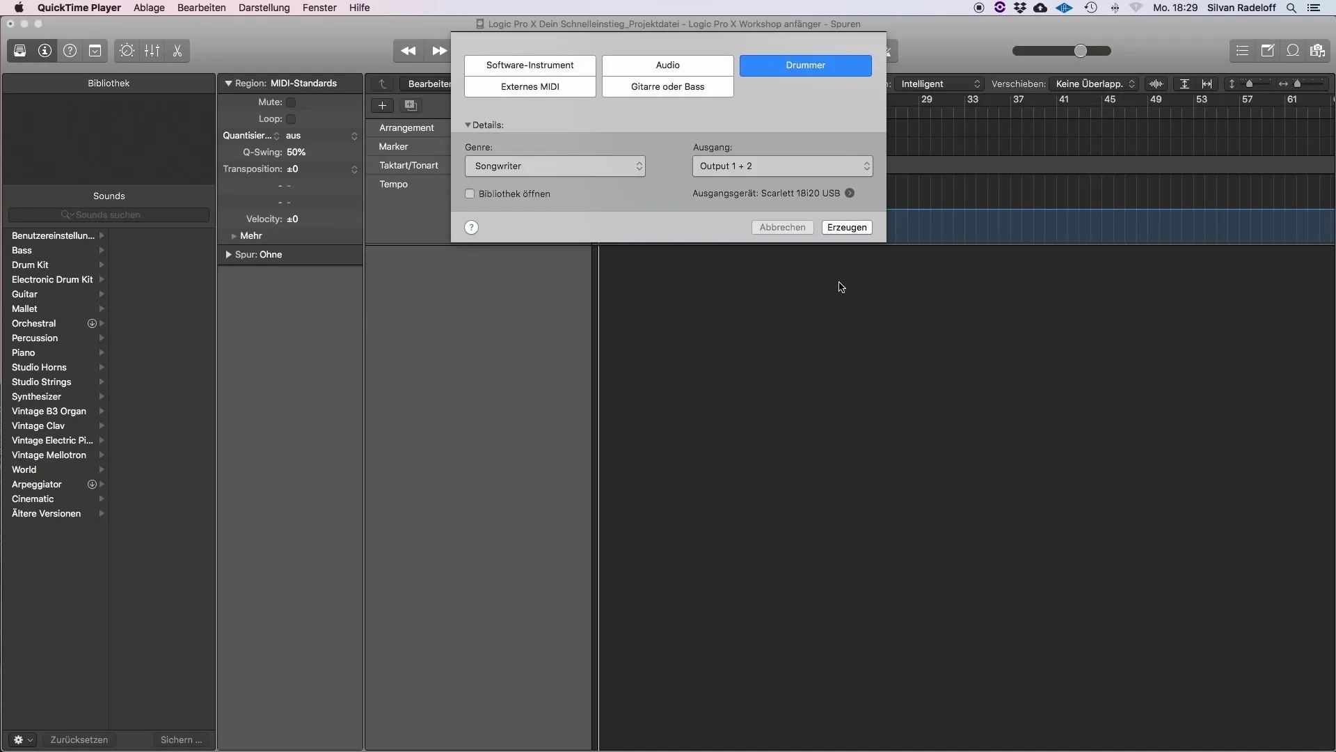 Bruke trommespor effektivt i Logic Pro X - Lage arrangement