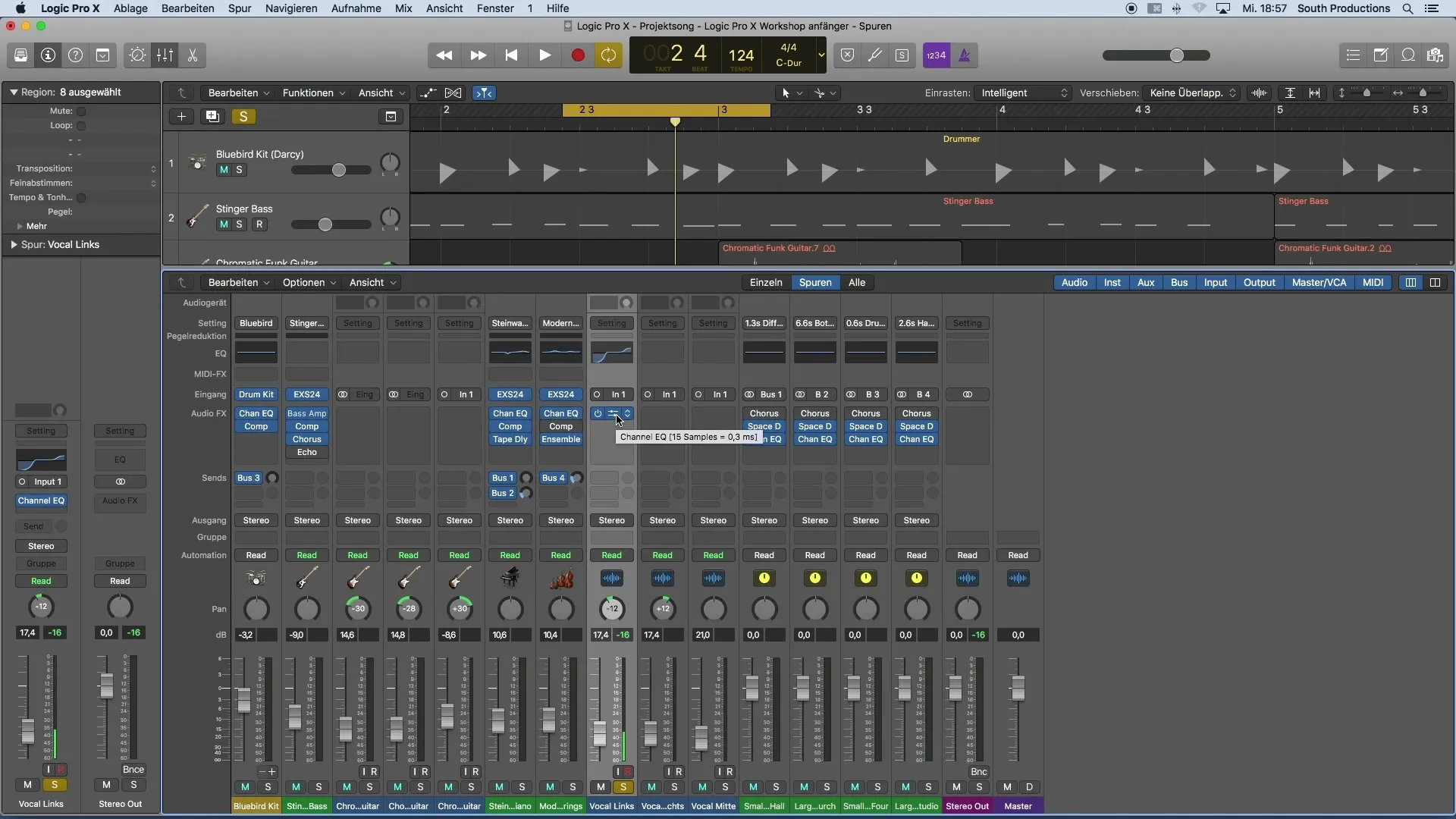 Efekty v Logic Pro X: Praktický průvodce