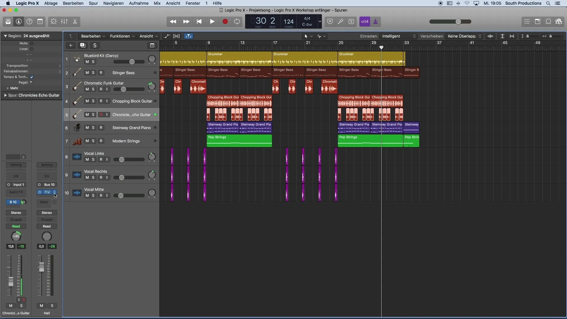 Učinki v Logic Pro X: Praktični vodič