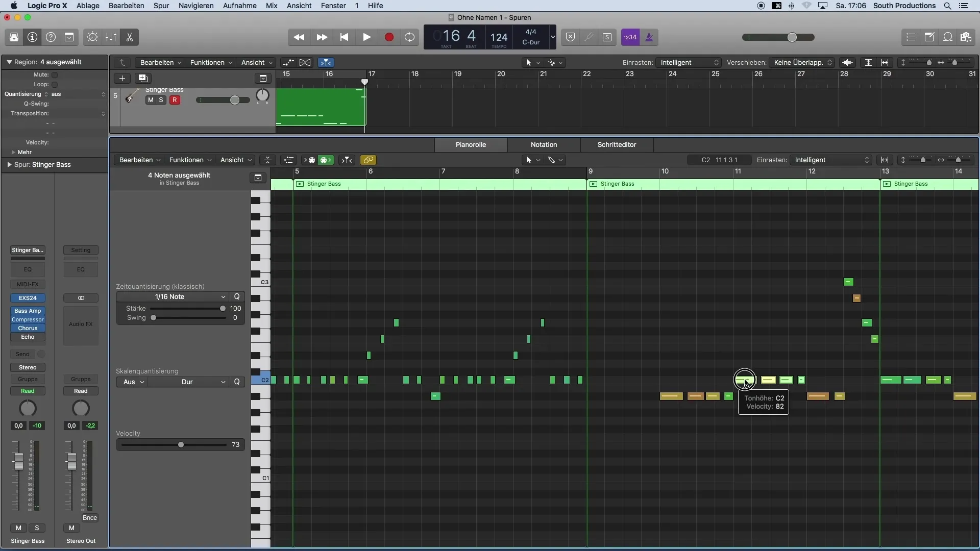 Kuantisasi MIDI di Logic Pro X untuk groove yang sempurna