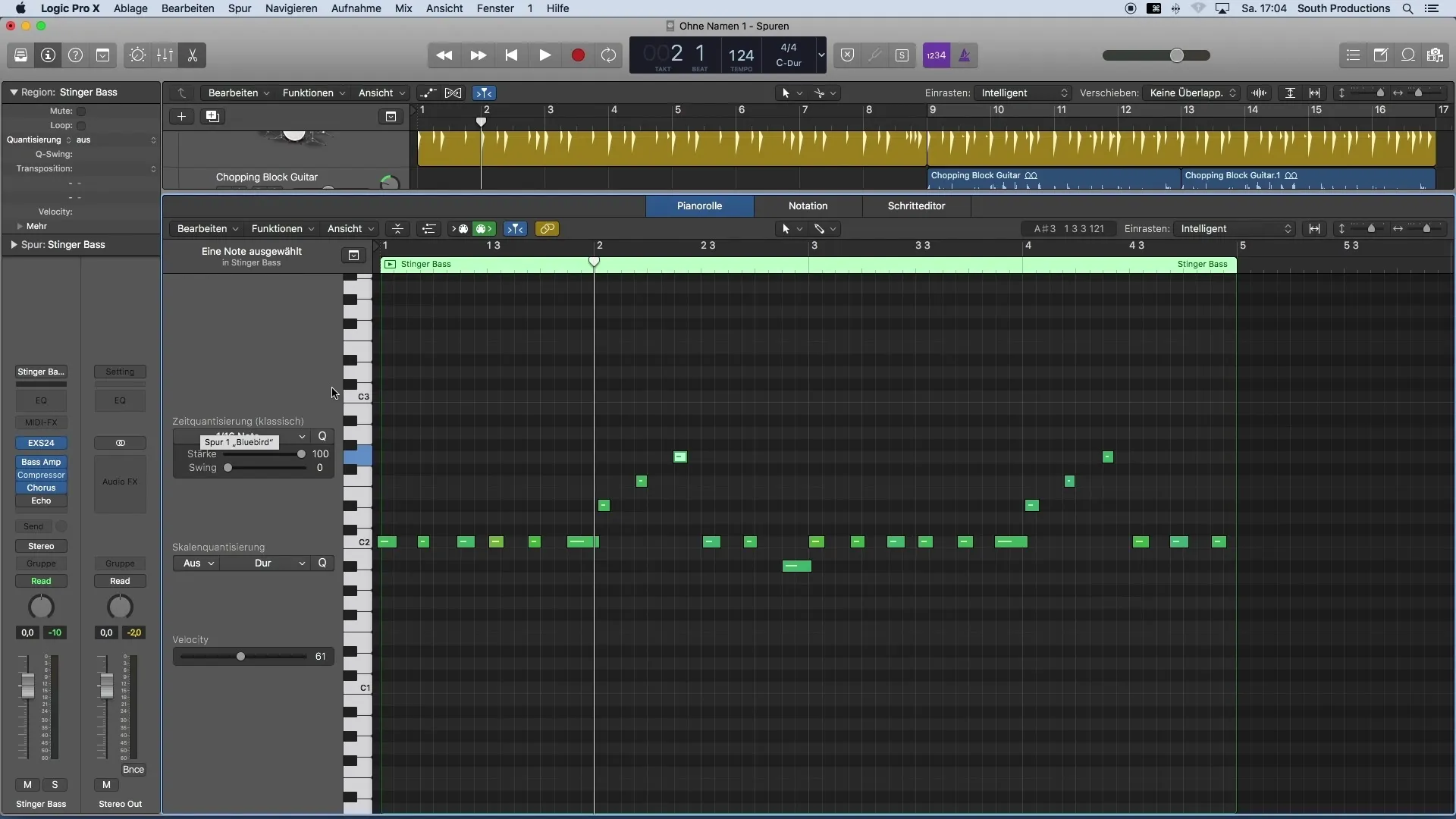 MIDI Kvantování v Logic Pro X pro perfektní groove