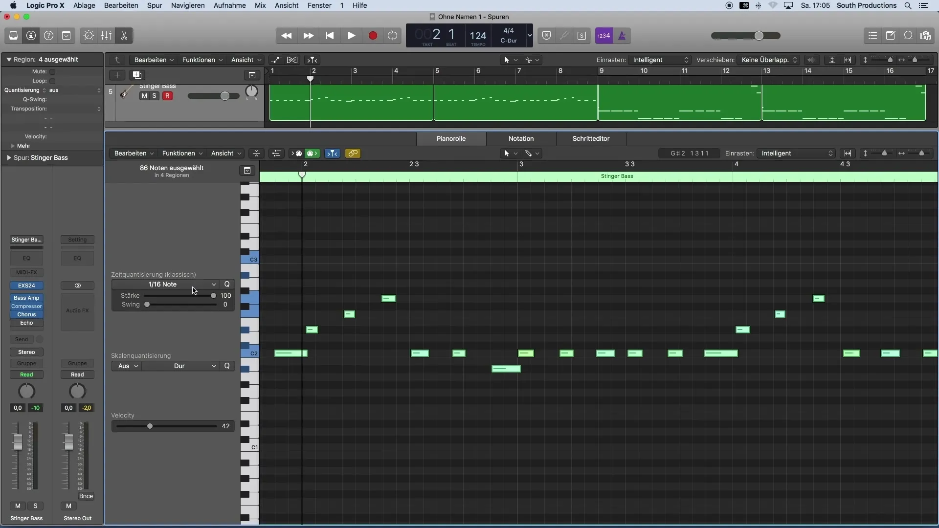 Kuantisasi MIDI di Logic Pro X untuk groove yang sempurna