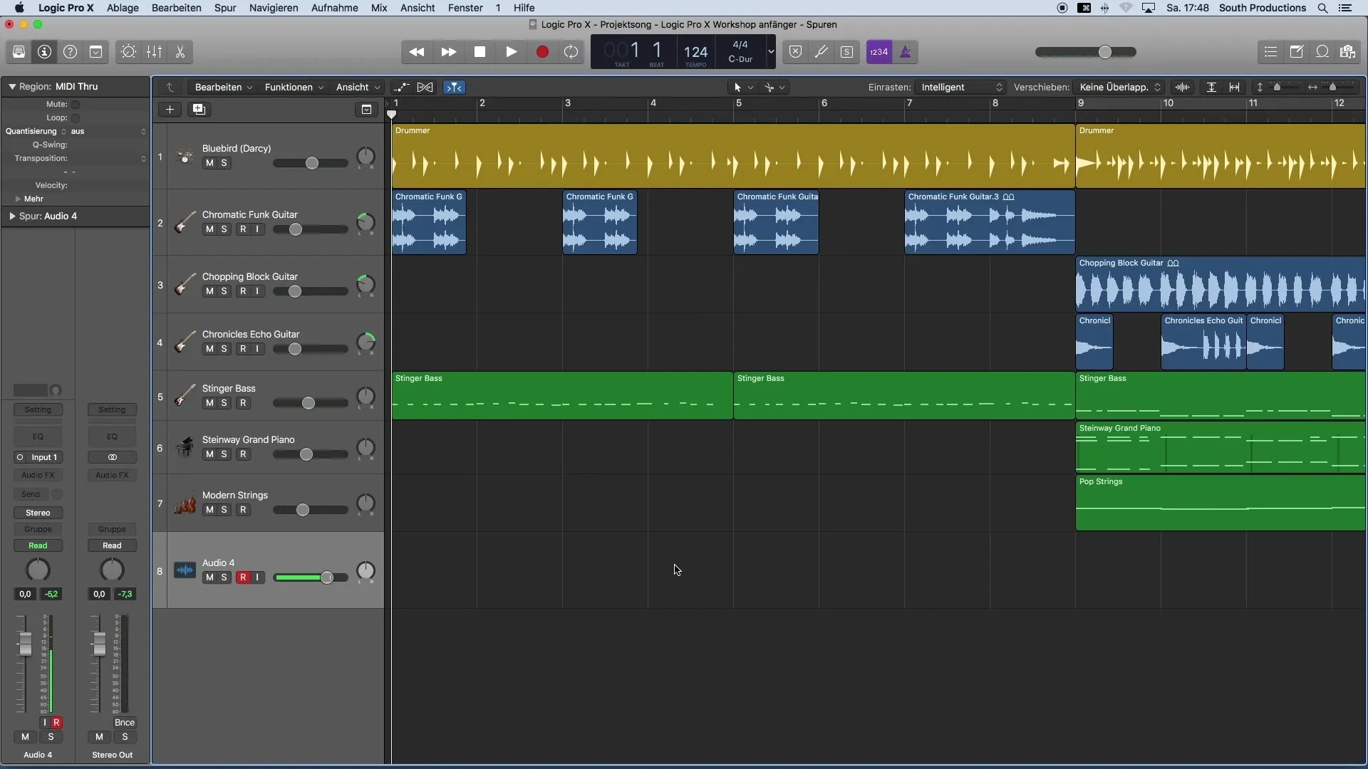 Merekam vokal di Logic Pro X - Panduan