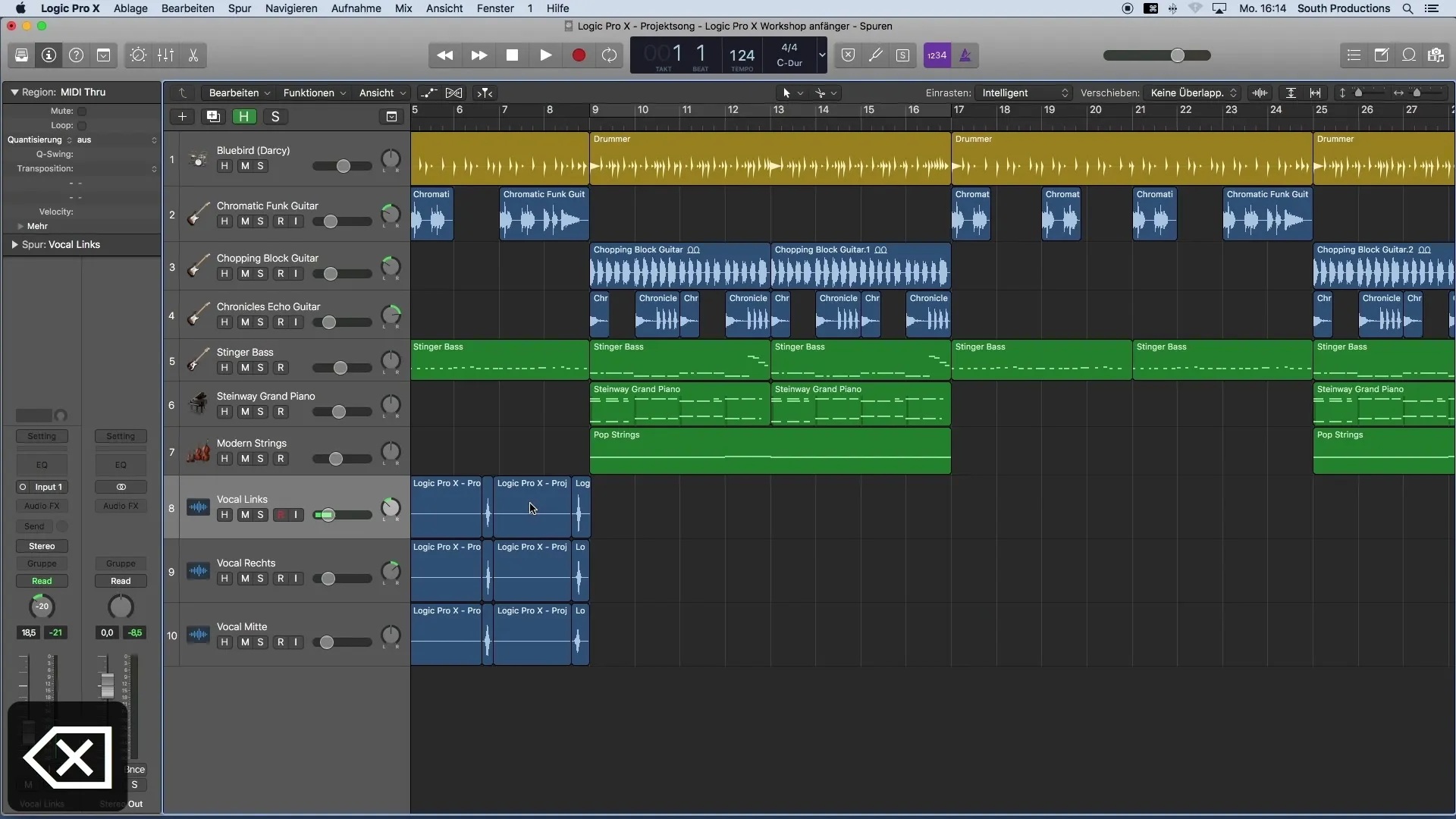 Pengolahan vokal di Logic Pro X - Tips dan Trik