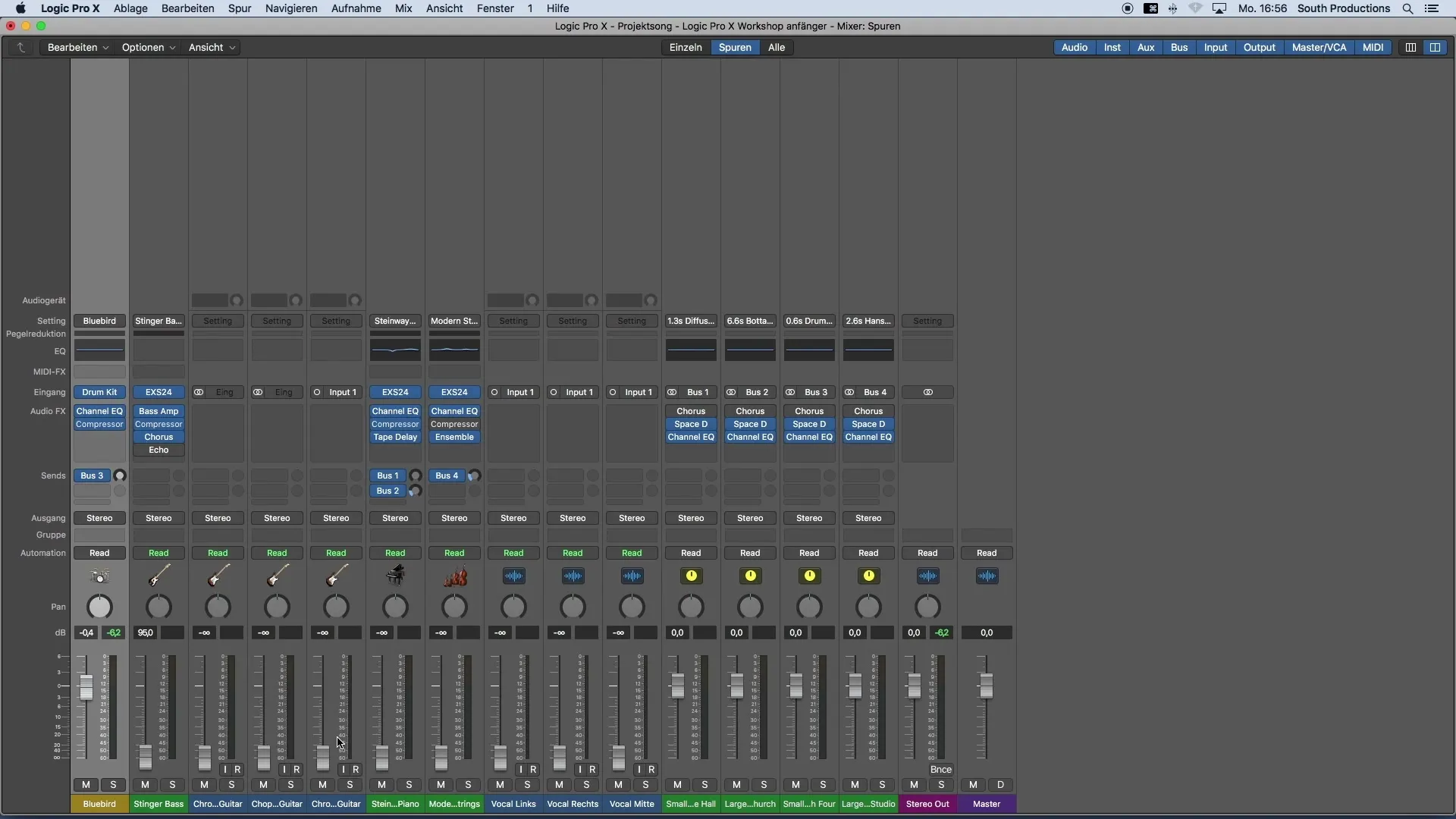 Memulai Roughmix dengan Logic Pro X