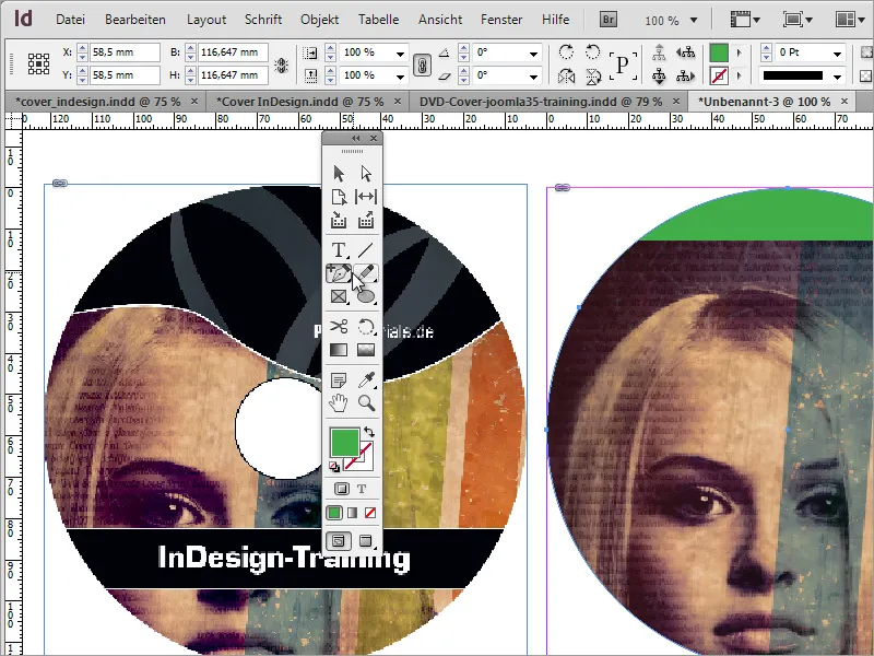 Diseño de carátulas y etiquetas de DVD - Parte 4: Creación de etiquetas en InDesign