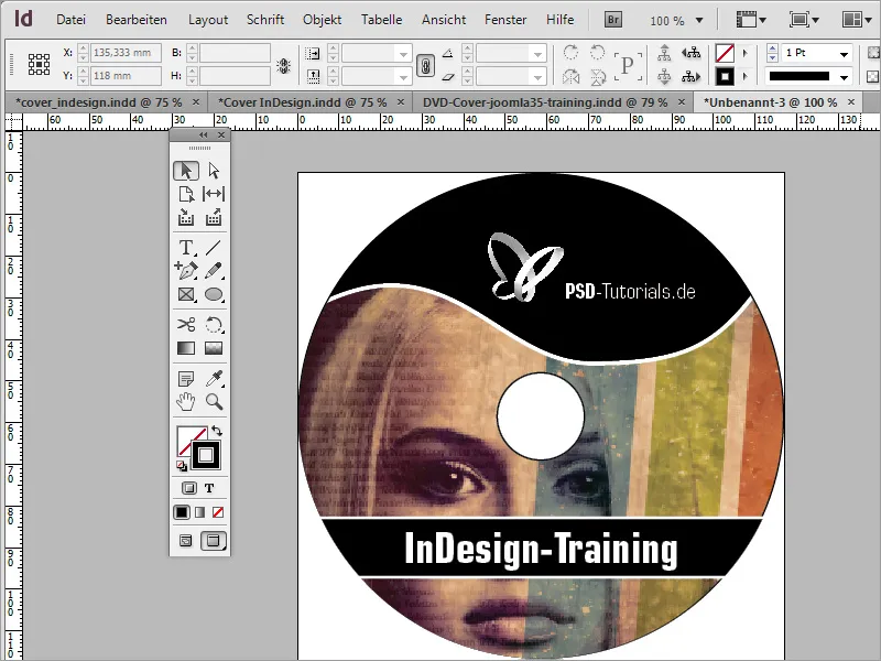 Diseño de carátulas y etiquetas de DVD - Parte 4: Creación de etiquetas en InDesign