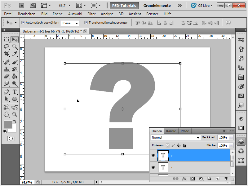 3D-tekst maken - een ouderwetse en slimme methode