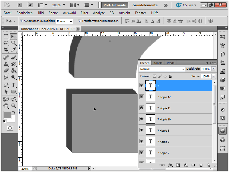 3D-Text erstellen - eine altmodische und die clevere Methode