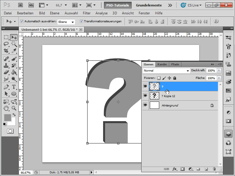 3D-tekst maken - een ouderwetse en slimme methode