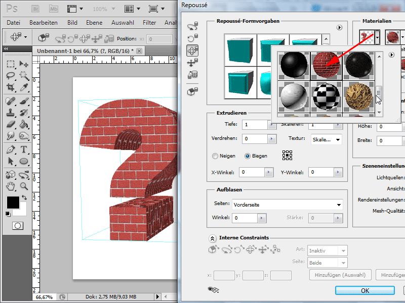 3D-tekstin luominen - vanhanaikainen ja fiksu menetelmä