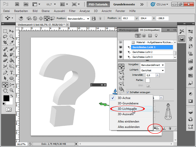 3D-tekst maken - een ouderwetse en slimme methode