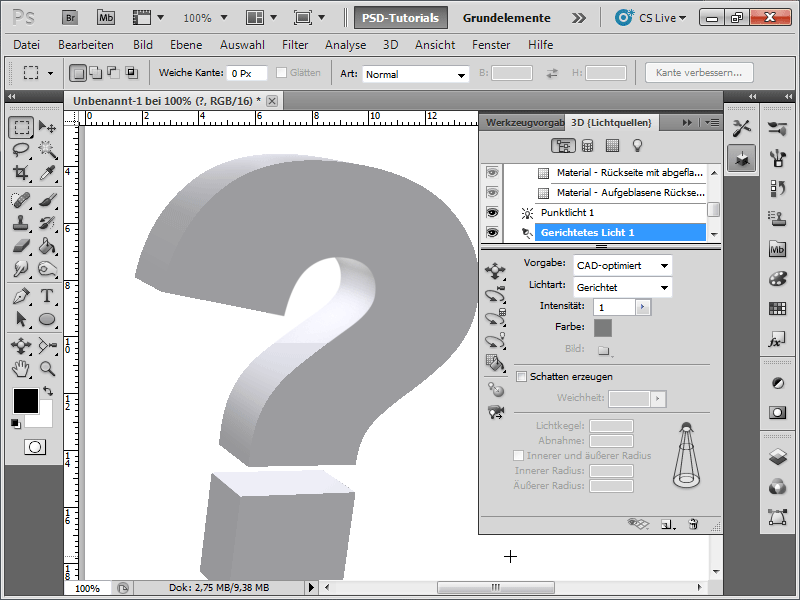 3D-tekst maken - een ouderwetse en slimme methode