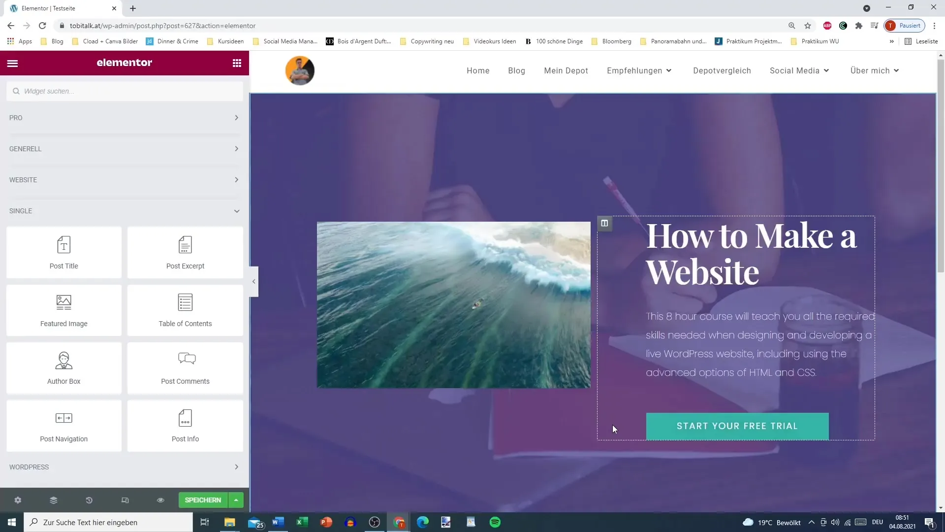 Elementor Pro: Kemungkinan desain maksimal untuk halaman WordPress Anda