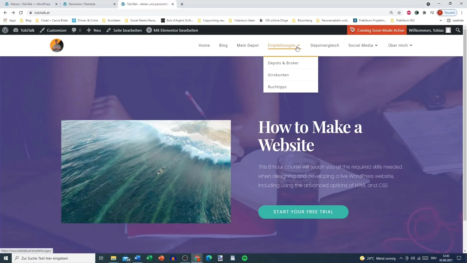 Membuat menu yang efektif untuk situs WordPress Anda