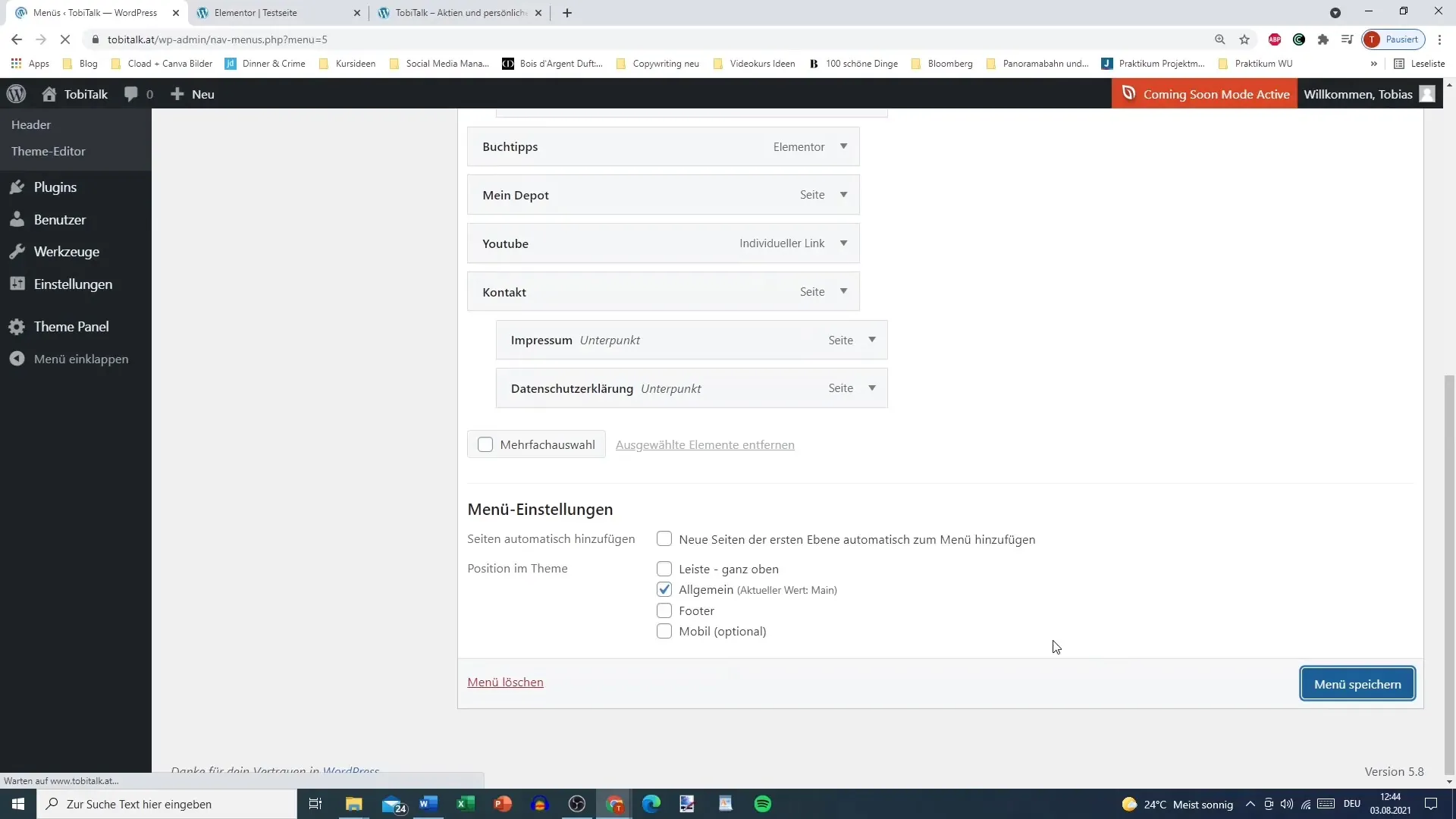 Membuat menu yang efektif untuk halaman WordPress Anda