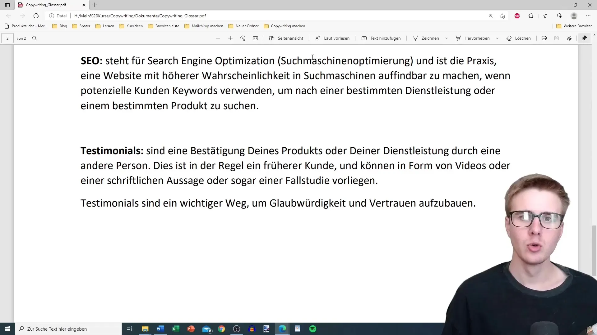 Glosario de términos de copywriting para textos exitosos