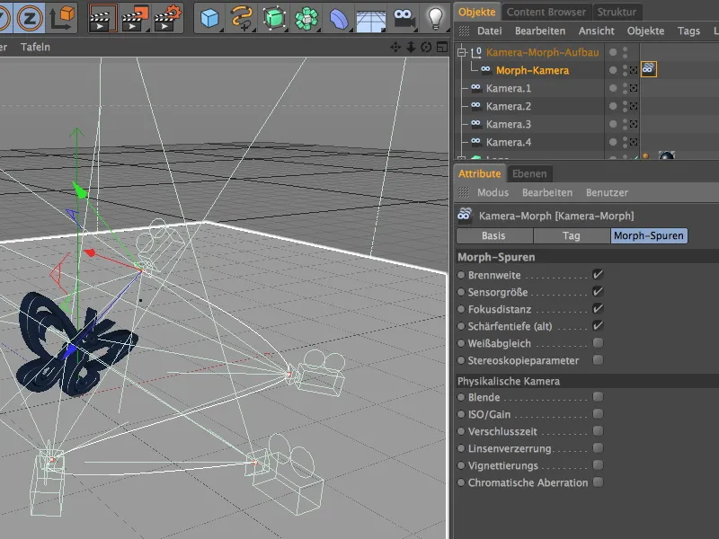 New in Release 14 - Camera morph for tracking shots