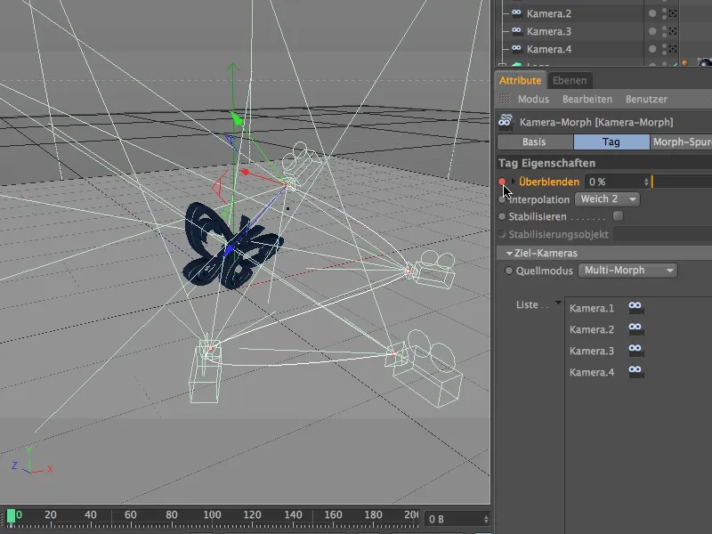 New in Release 14 - Camera morph for tracking shots