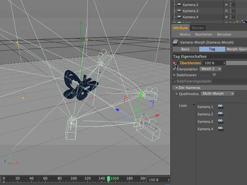 New in Release 14 - Camera morph for tracking shots