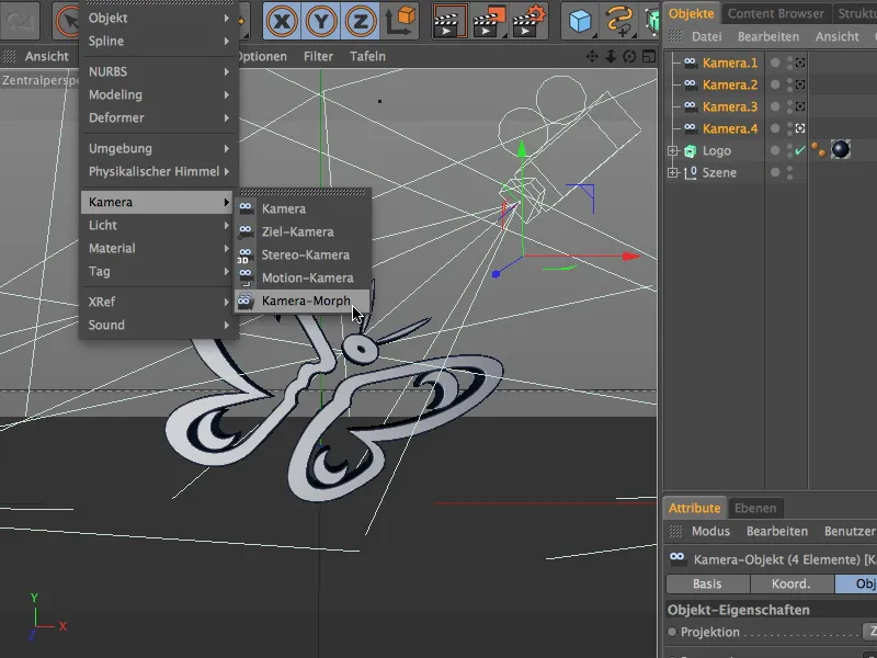 New in Release 14 - Camera morph for tracking shots