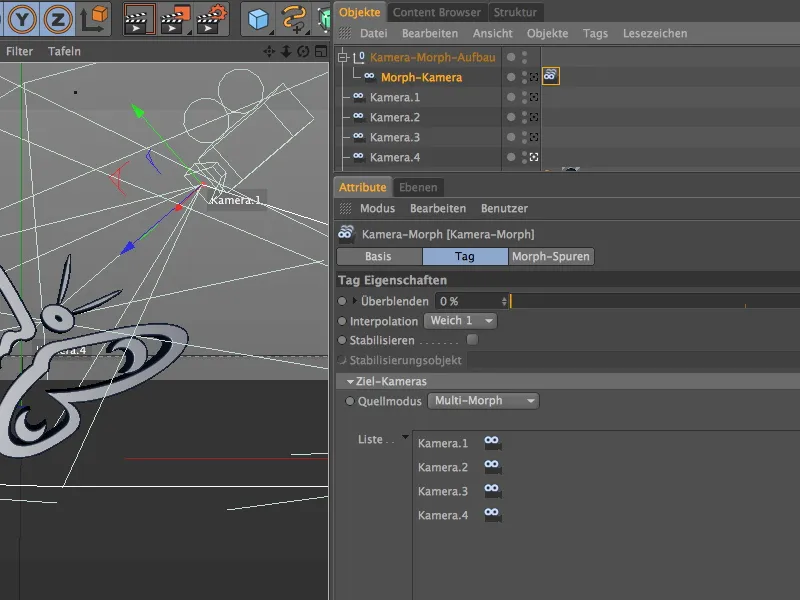 New in Release 14 - Camera morph for tracking shots