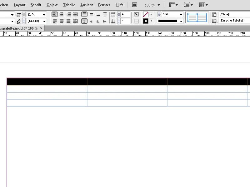 Styrpanelen i InDesign