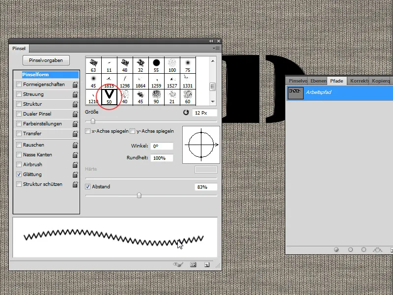 Stikprøvemønstereffekter for typografi