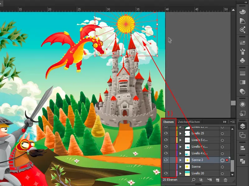 Conseils et astuces pour Adobe Illustrator : créer un soleil