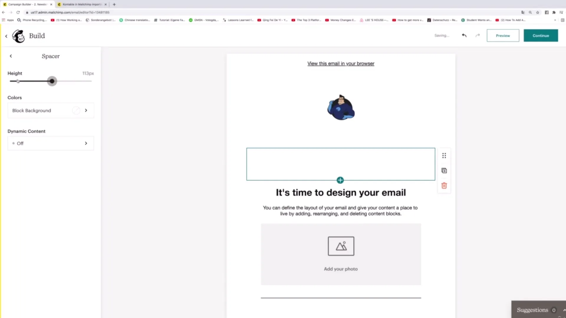 Effectieve nieuwsbrief-ontwerp met enquêtes in Mailchimp