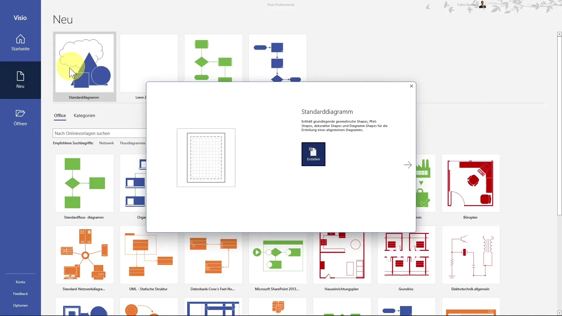 Efficient working with drawing sheets in Visio