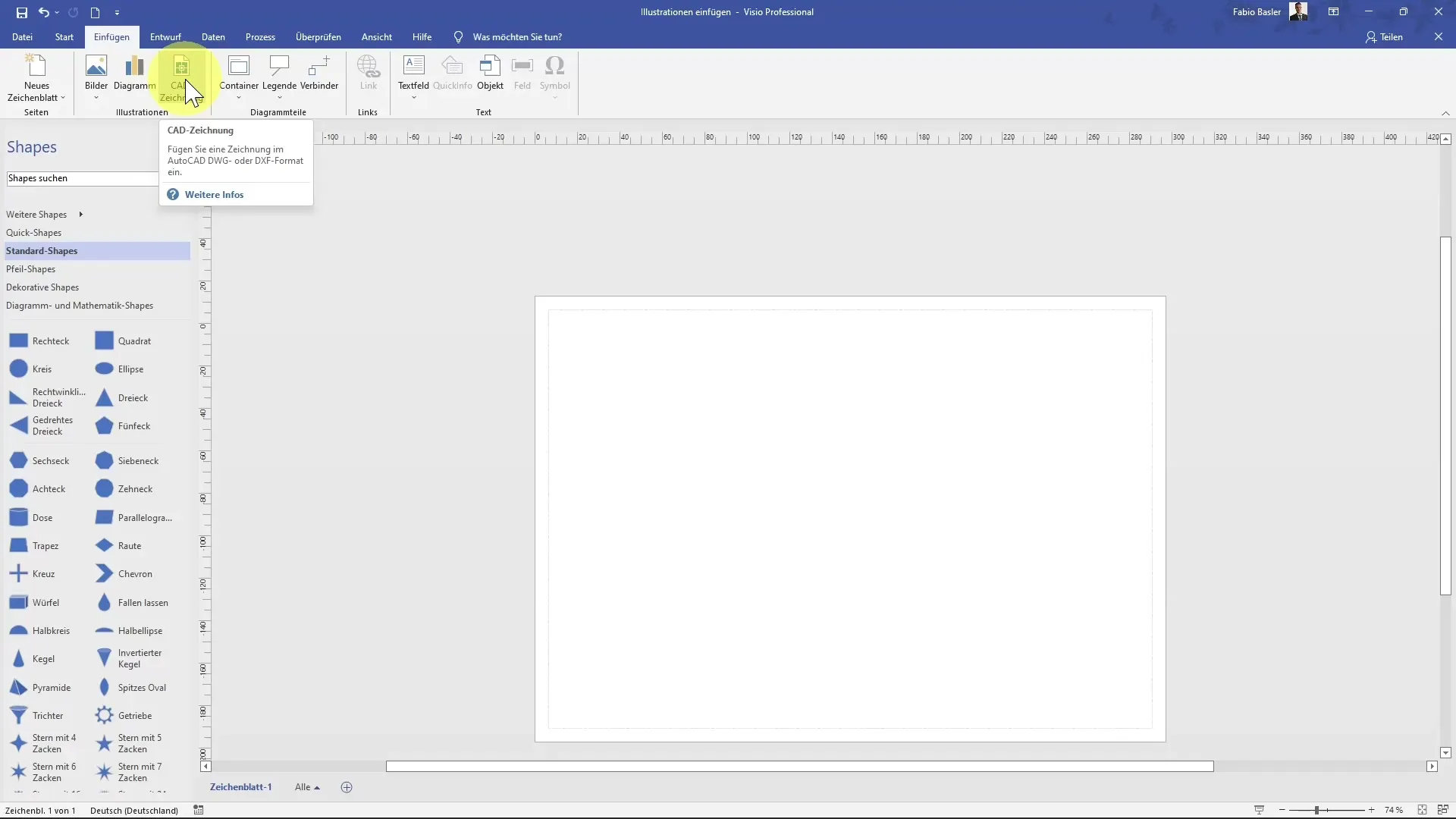 Insert MS Visio illustrations efficiently