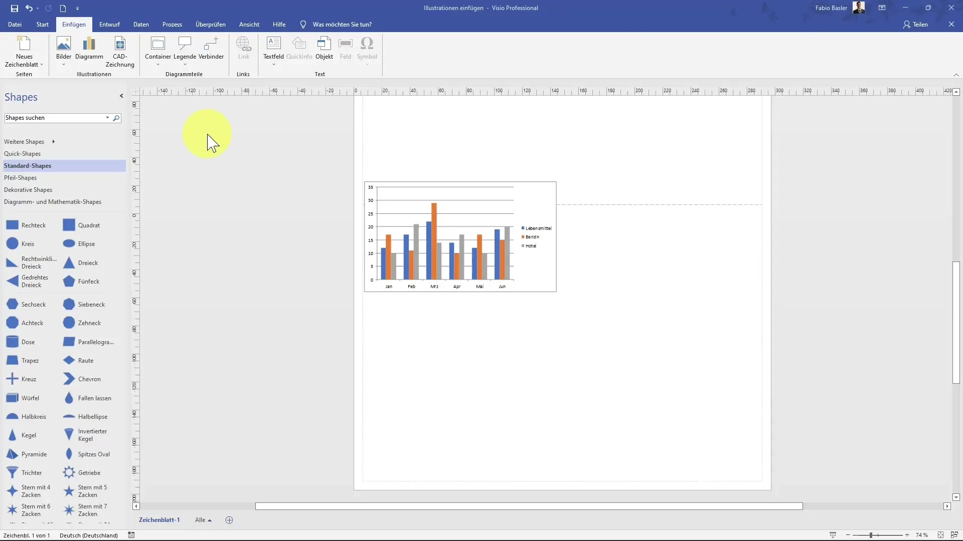 Insert MS Visio illustrations efficiently